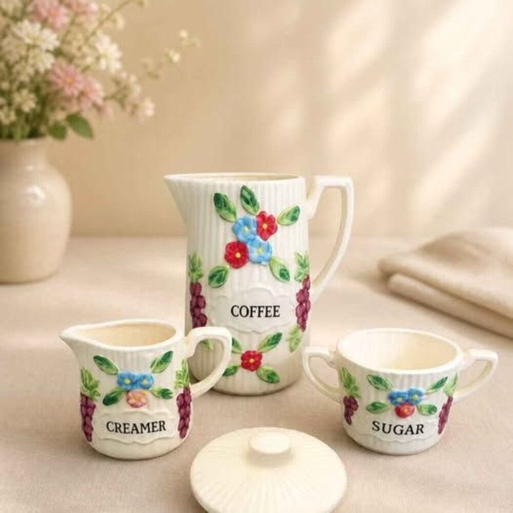 Vintage Ceramic Coffee Set